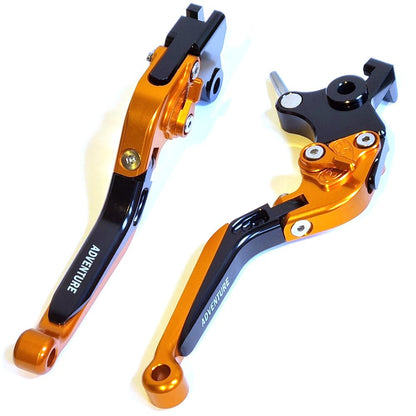 KTM 790 Adventure 2017-2024 | Adjustable Clutch Brake Lever Set Black / Orange