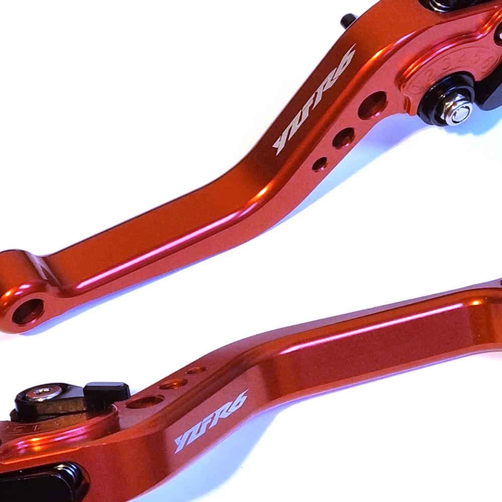 Yamaha YZF-R6 2005-2016 Short Clutch & Brake Lever Set - Red