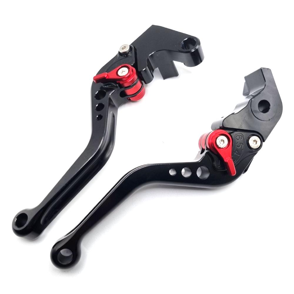 Short Black Clutch & Brake Lever Set For Yamaha YZF-R6 2005-2016