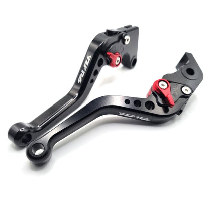 Short Black Clutch & Brake Lever Set For Yamaha YZF-R6 2005-2016