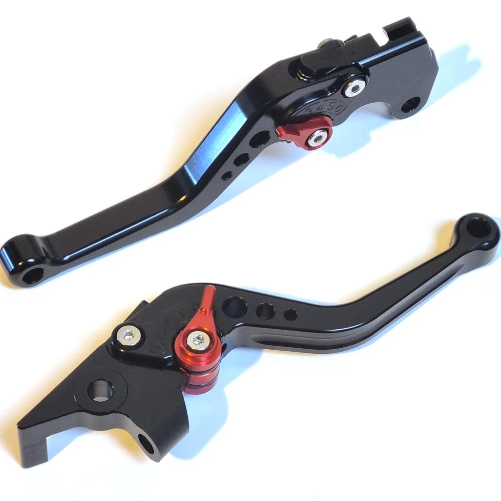 CNC Short Black Clutch & Brake Levers For Suzuki GSX-R 125 2020-2023