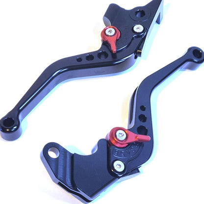 Short Black Clutch & Brake Levers For Suzuki GSX-S 125 2020-2023