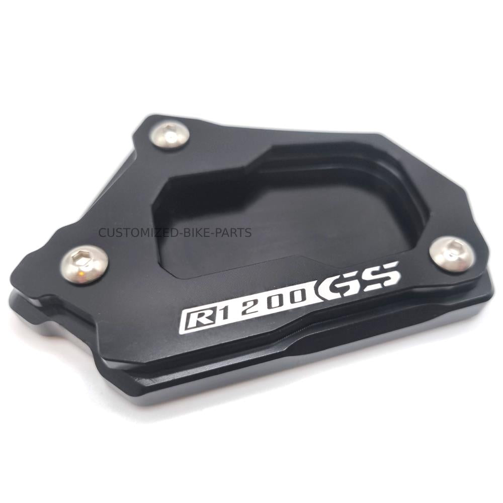 Black Side Stand Kickstand Shoe Extender - BMW R 1200 GS LC 2013-2023