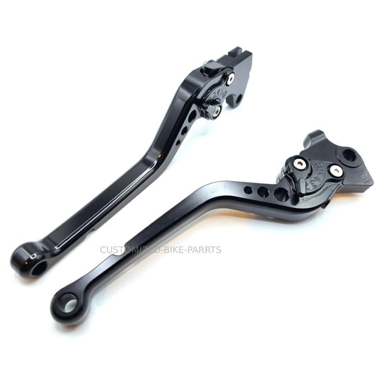 CNC Long Black Clutch & Brake Levers For Yamaha WR125X WR 125 X 2012-2016