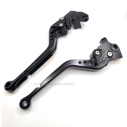 CNC Long Black Clutch & Brake Levers For Yamaha WR125X WR 125 X 2012-2016