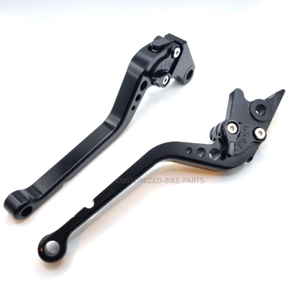 Long Black Clutch & Brake Levers For Honda GROM / MSX125 2013-2024