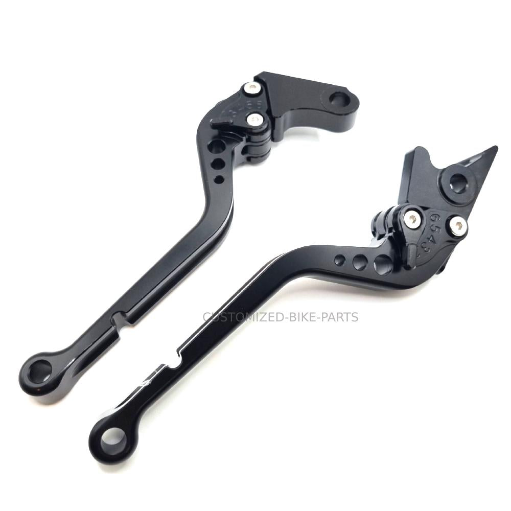 CNC Long Black Clutch & Brake Levers For Honda CBR 500 R / CB 500 F/X 2013-2021