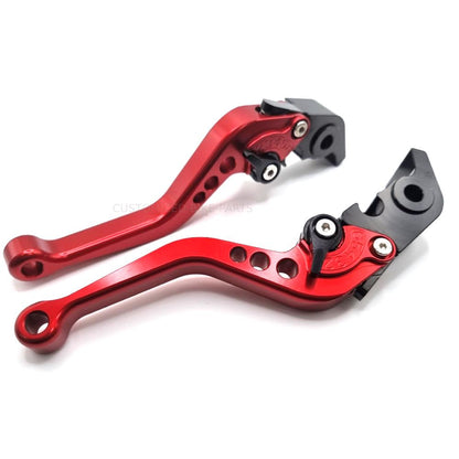 Short Red Clutch & Brake Levers For Ducati MONSTER 1200 / S / R 2014-2020