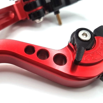 Short Red Clutch & Brake Levers For Ducati 1299 Panigale / S / R 2015-2020