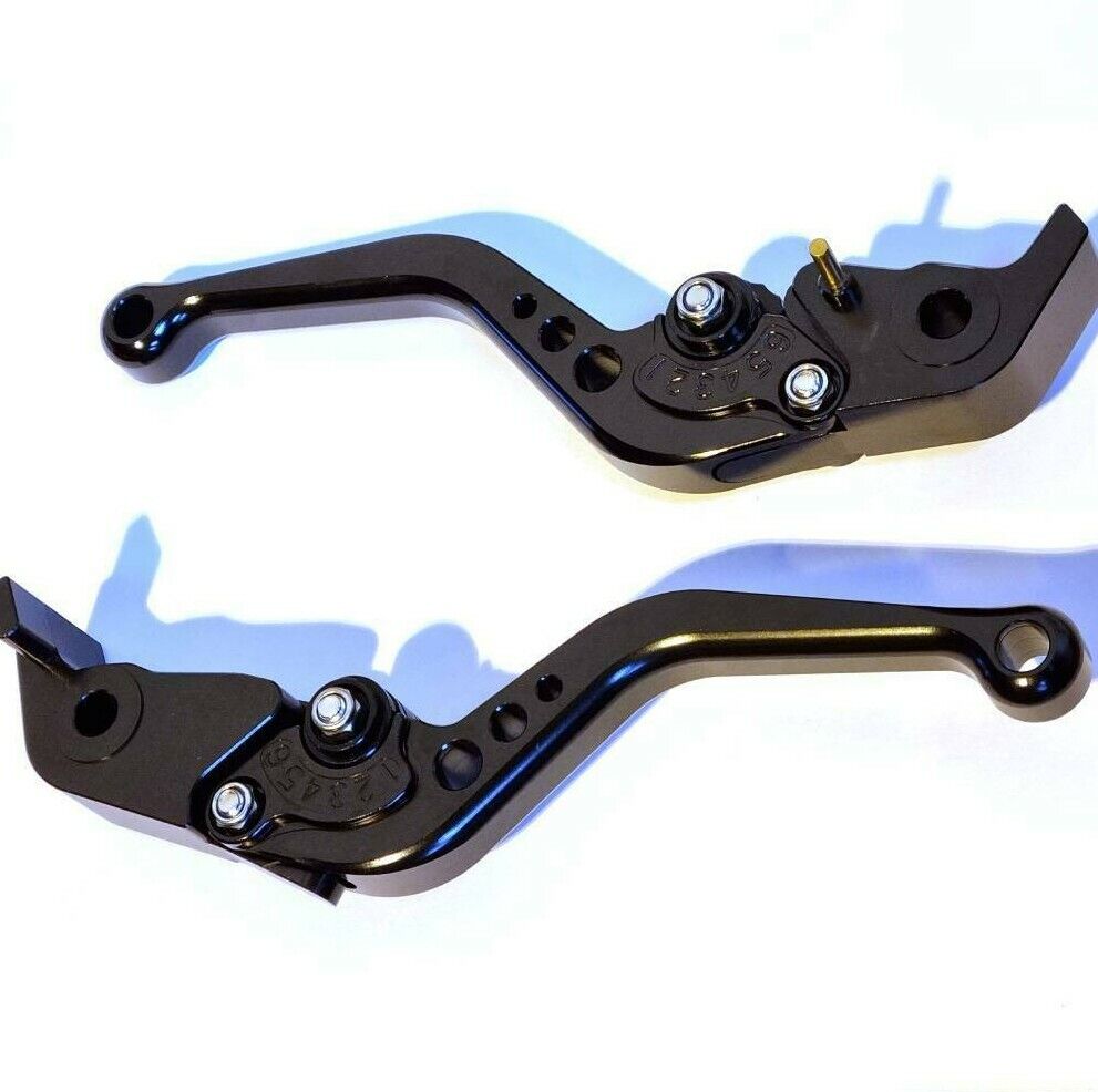 CNC Short Black Clutch & Brake Levers For Ducati 950 Multistrada / S 2019-2022