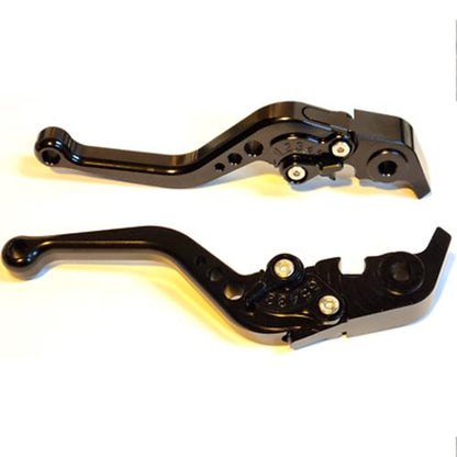 CNC Short Black Clutch & Brake Levers For Ducati 848 2007-2013