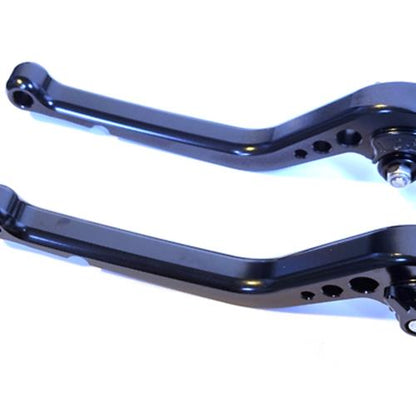 Long Black Clutch & Brake Levers For Ducati Streetfighter 1098 / S 2009-2013