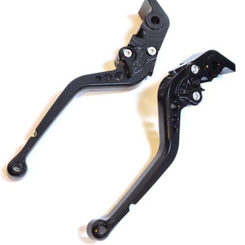 Long Black Clutch & Brake Levers For Ducati Streetfighter 1098 / S 2009-2013