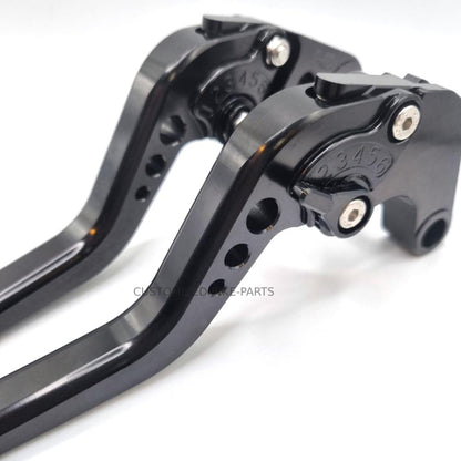 CNC Long Black Clutch & Brake Levers For Suzuki GSX-S1000 F / S 2015-2020