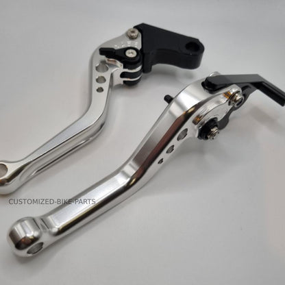 Short Silver Clutch & Brake Levers Set For Honda GROM / MSX125 2013-2024