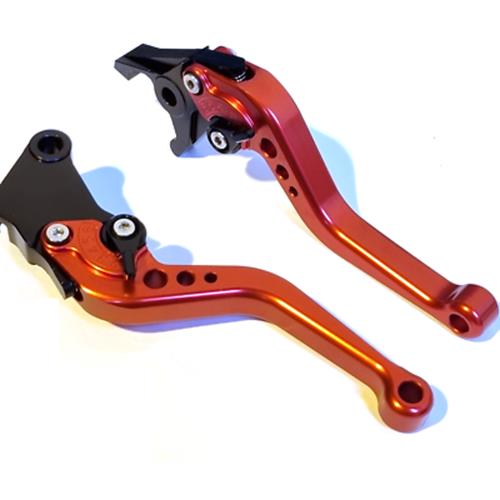 Short Red Clutch & Brake Levers For Honda CB125R 2019-2024