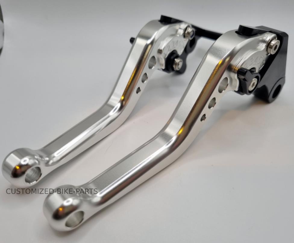 Short Silver Clutch & Brake Levers For Honda CBR 500 R / CB 500 F/X 2013-2021