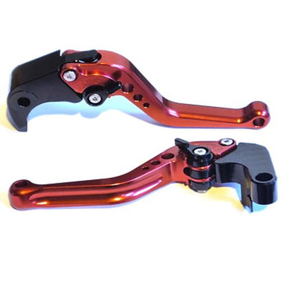 Short Red Clutch & Brake Levers For Suzuki GSX-S1000 F / S 2015-2020