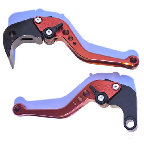 Short Red Clutch & Brake Levers For Suzuki GSX-S1000 F / S 2015-2020