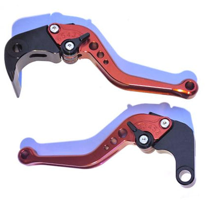 Short Red Clutch & Brake Levers For Suzuki GSX-S1000 F / S 2015-2020