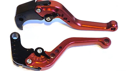 Short Red Clutch & Brake Levers For Suzuki GSX-S1000 F / S 2015-2020