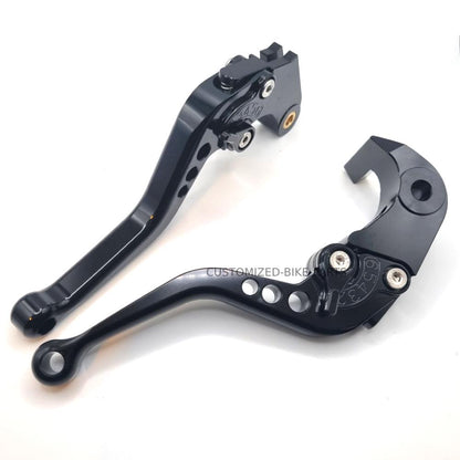 CNC Short Black Clutch & Brake Levers For Suzuki GSX-R 1000 2005-2006