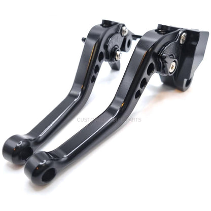 Short Black Clutch & Brake Levers For Kawasaki Vulcan S 650 2015-2023