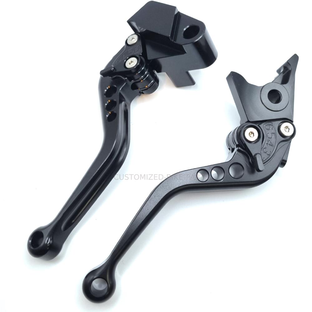 Short Black Clutch & Brake Levers For Kawasaki Vulcan S 650 2015-2023