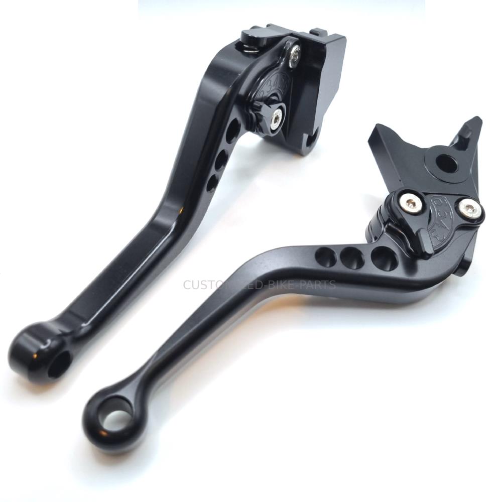 Short Black Clutch & Brake Levers For Kawasaki Vulcan S 650 2015-2023