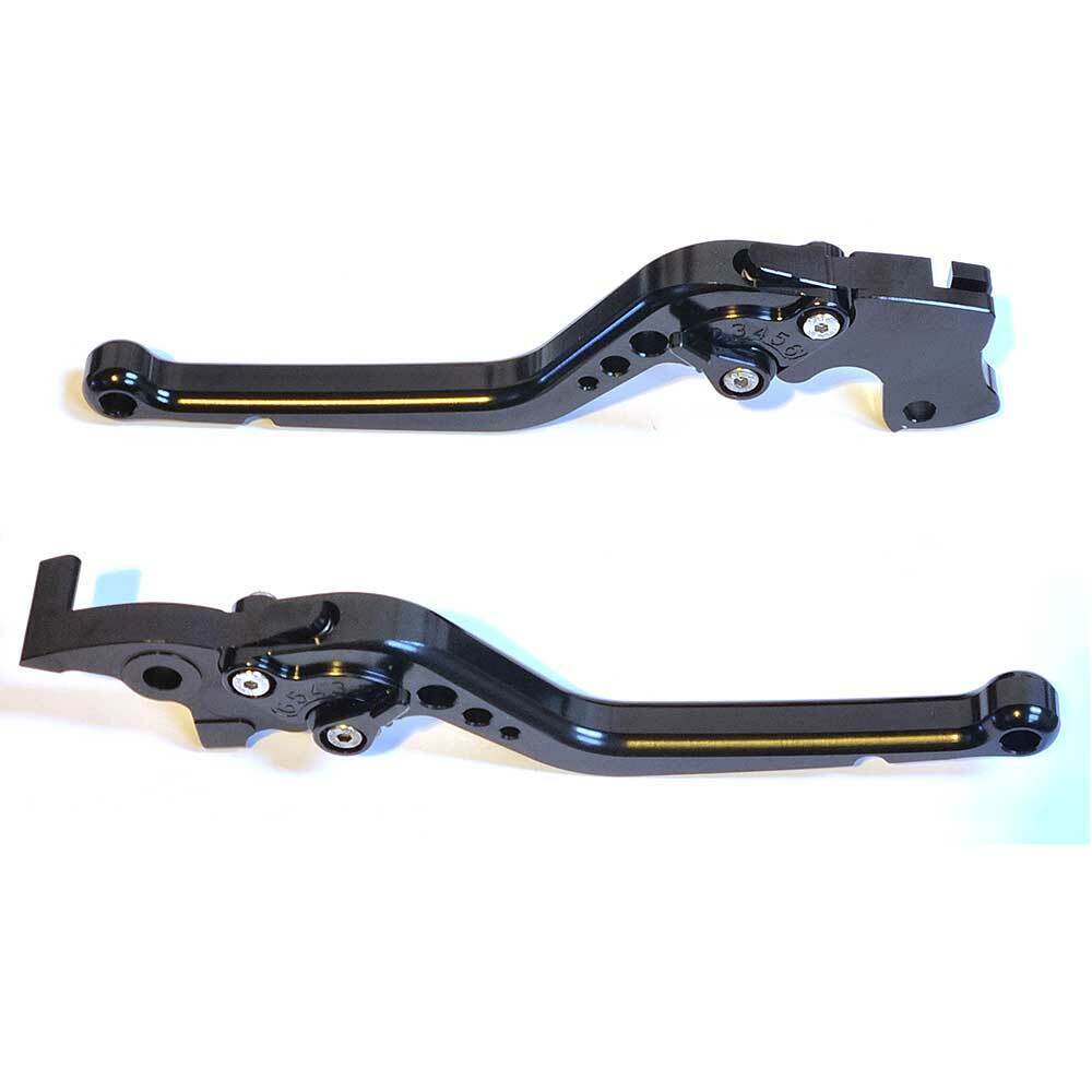 CNC Long Black Clutch & Brake Levers For KTM RC 390 2013-2021