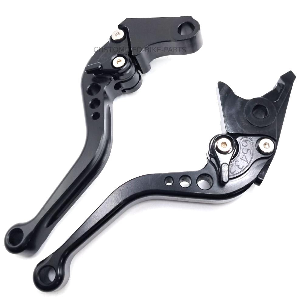 Short Black Clutch & Brake Lever Set - Honda CB599 / CB600 HORNET 1998-2006