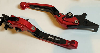 EXTENDABLE BRAKE CLUTCH LEVERS SET For HONDA PCX 125 / 150 2009-2020