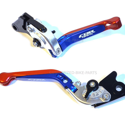 Honda CBR 125 R 2004-2023 | Adjustable Clutch Brake Lever Set Blue / Red