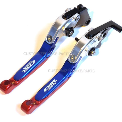 Honda CBR 125 R 2004-2023 | Adjustable Clutch Brake Lever Set Blue / Red