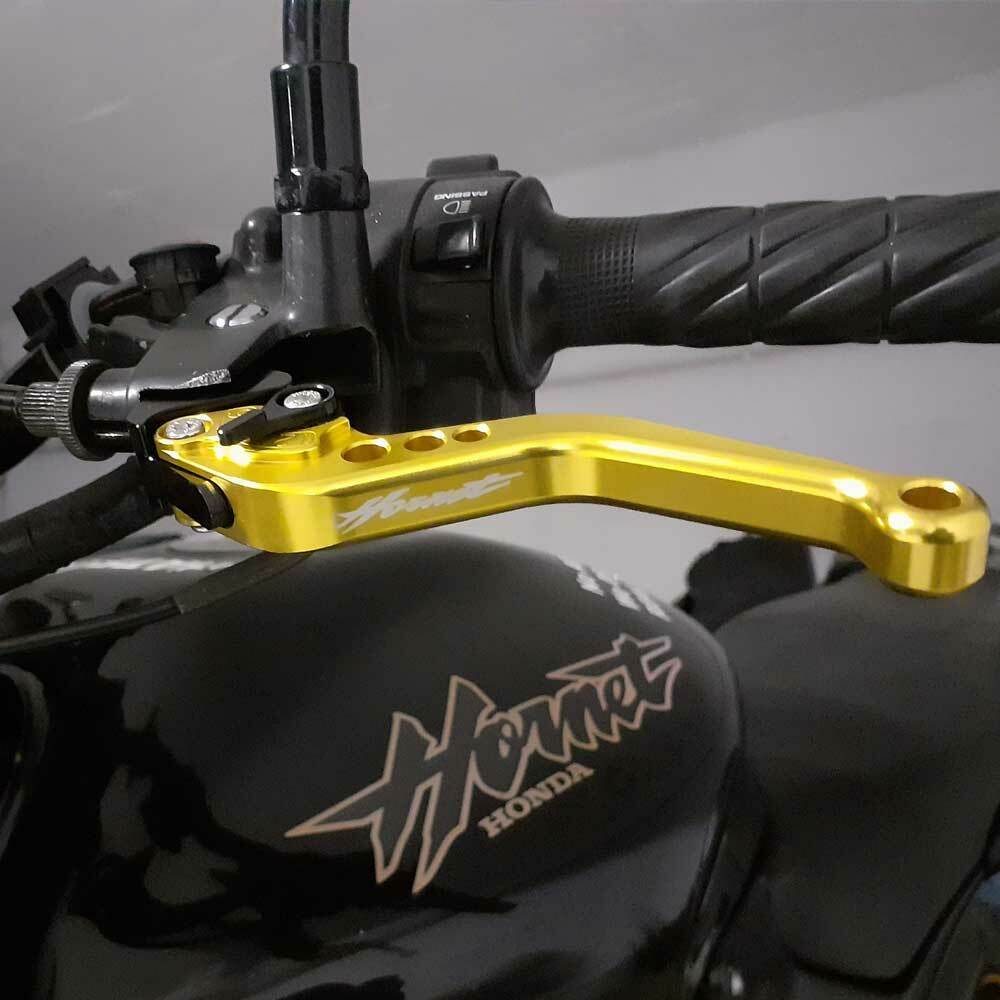 Short Gold Clutch & Brake Lever Set - Honda CB599 / CB600 HORNET 1998-2006