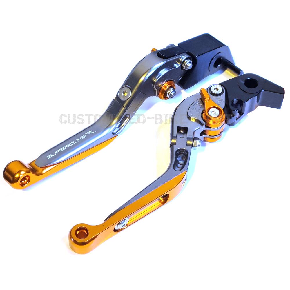 KTM 1290 Superduke R 2014-2024 | Adjustable Clutch Brake Lever Set Titanium Org