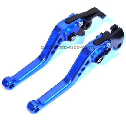 Short Blue Clutch & Brake Levers For Suzuki GSX-S 750 2011-2023