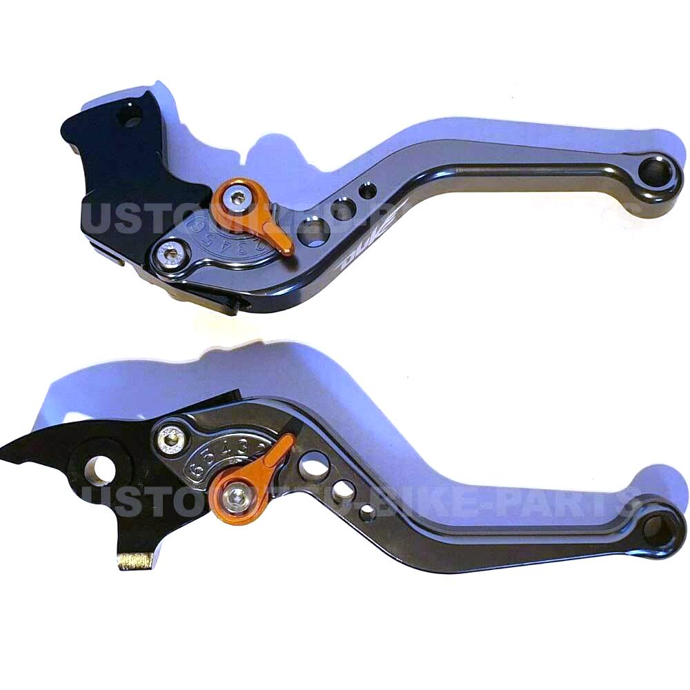 KTM Duke 125 200 390 2013-2023 TITANIUM SHORT BRAKE & CLUTCH LEVER SET