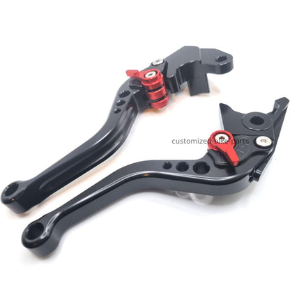 Short Black Clutch & Brake Levers For Suzuki GSX-R 750 1996-2003