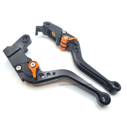 KTM 790 Duke 2018-2024 SHORT BLACK ADJUSTABLE BRAKE & CLUTCH LEVER SET