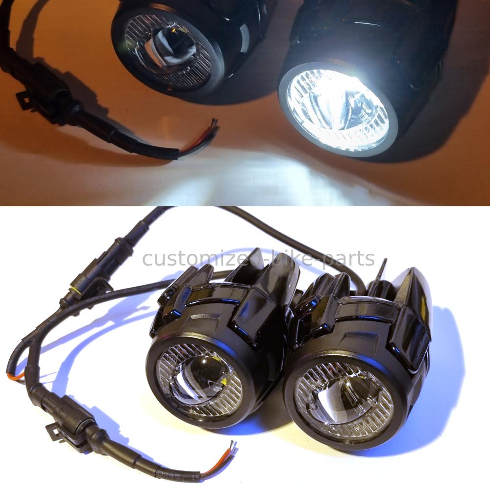 Complete LED Auxiliary Spot Fog Light Assembly Kit - Suzuki V-Strom DL 650