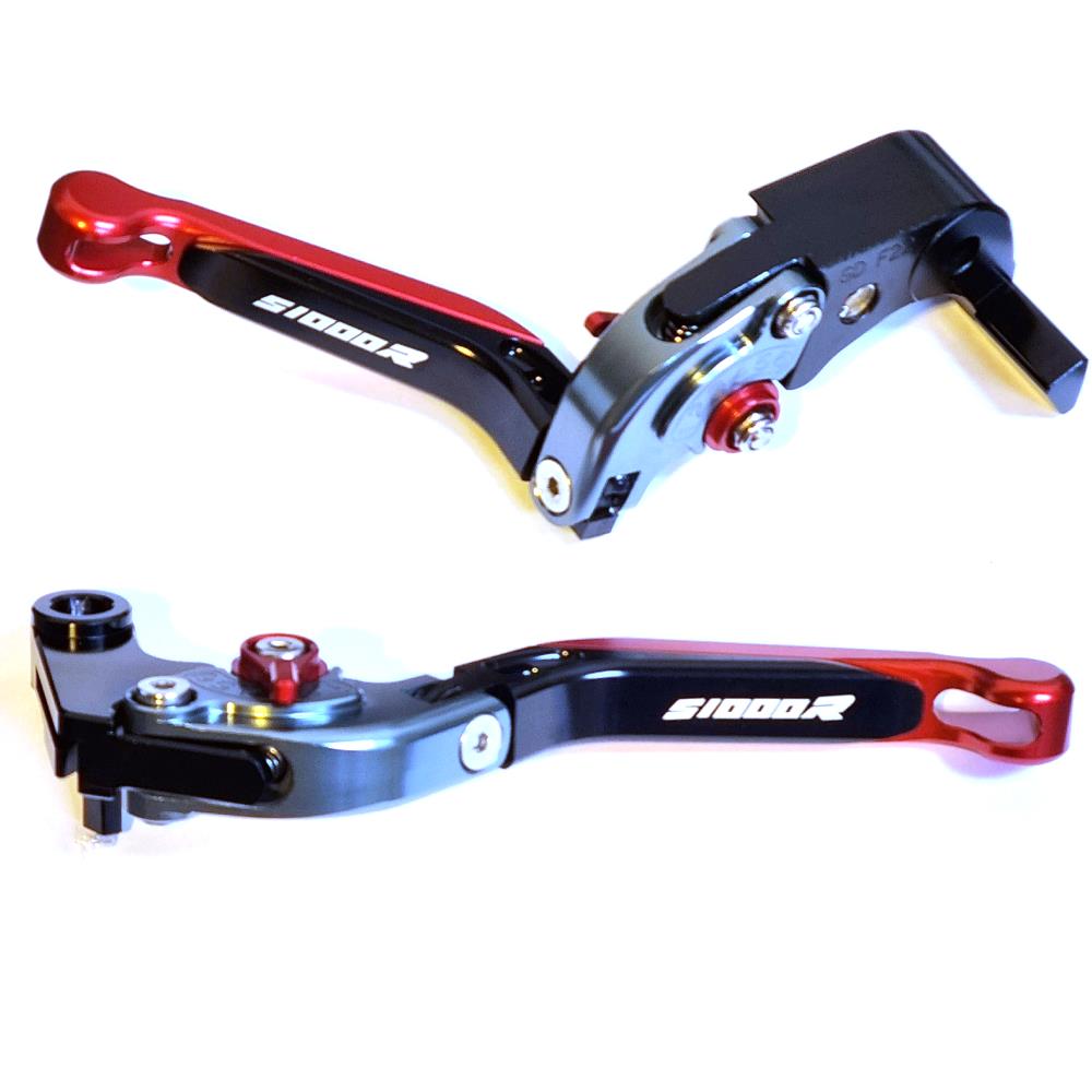 BMW S1000R S 1000 R 2015-2018 | Adjustable Clutch Brake Lever Set Black/Red