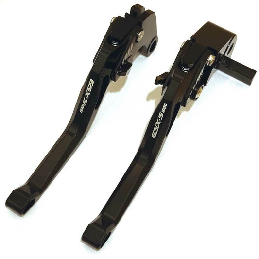 CNC Suzuki GSX-S1000 / F 15-20 5D Adjustable Clutch Brake Lever Set - Black