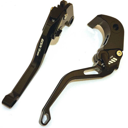 CNC Suzuki GSX-S1000 / F 15-20 5D Adjustable Clutch Brake Lever Set - Black