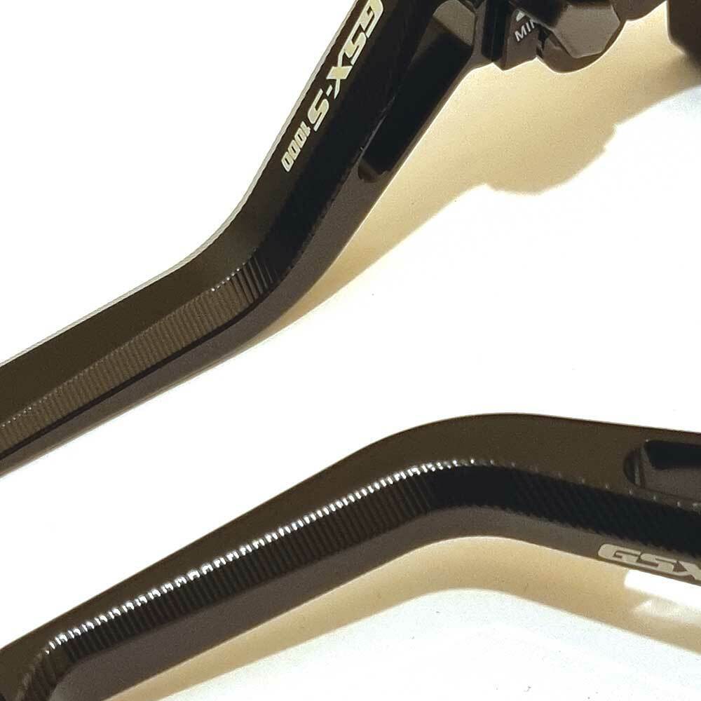 CNC Suzuki GSX-S1000 / F 15-20 5D Adjustable Clutch Brake Lever Set - Black