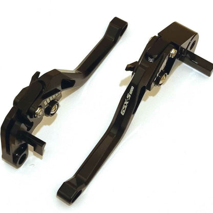 CNC Suzuki GSX-S1000 / F 15-20 5D Adjustable Clutch Brake Lever Set - Black