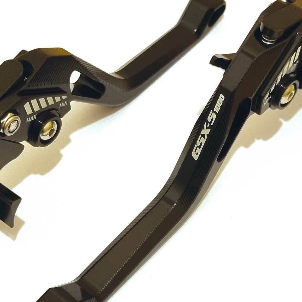 CNC Suzuki GSX-S1000 / F 15-20 5D Adjustable Clutch Brake Lever Set - Black