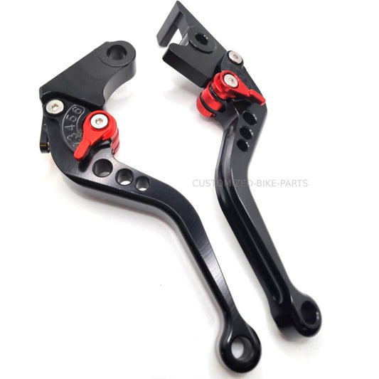 Short Black Red Clutch & Brake Levers For Honda CBR 125 R CBR125 2005-2021