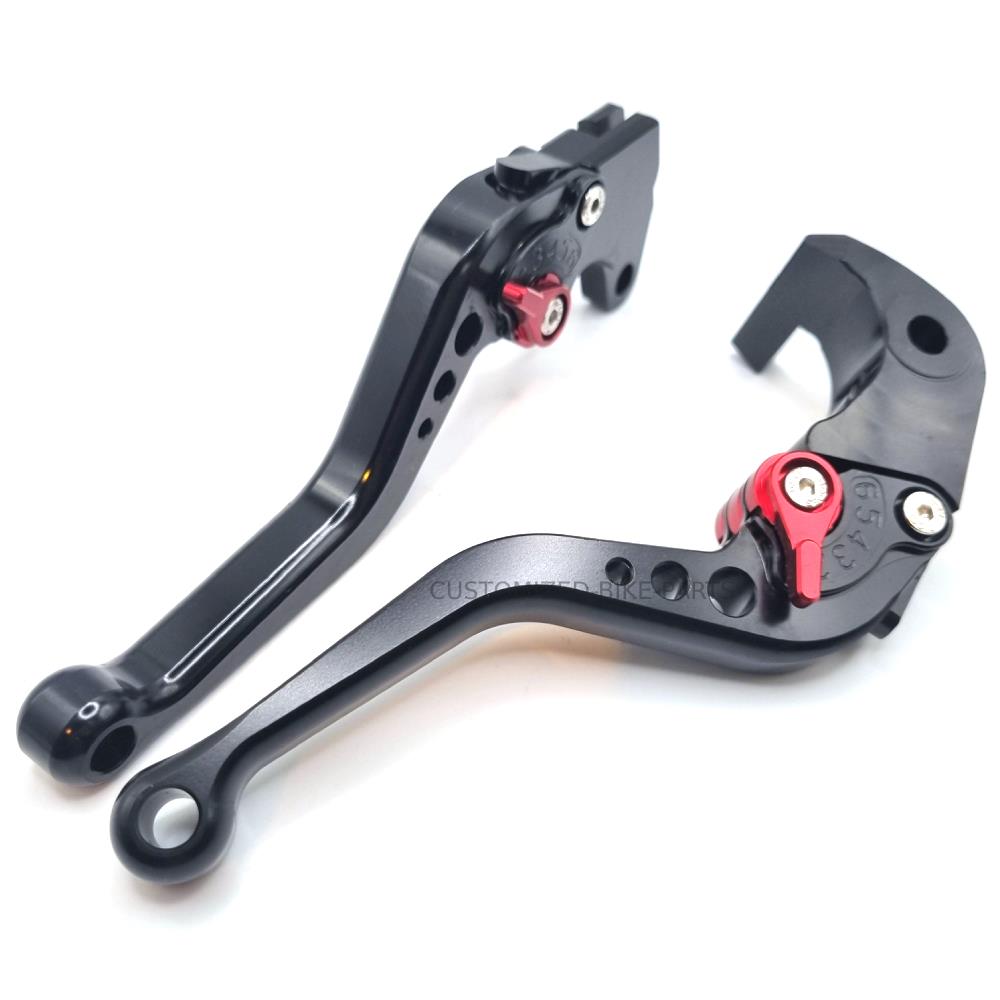 Short Black Clutch & Brake Levers For Suzuki GSX-R 600 K4 K5 2004-2005