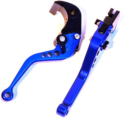 Short Blue Clutch & Brake Levers For GSX-R 600 K4 K5 2004-2005